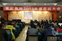 常宏装饰2013年度总结大会圆满召开